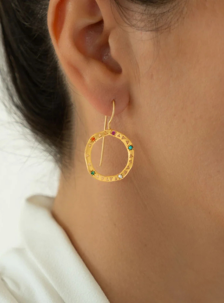 Mixed Stone Safi Earrings