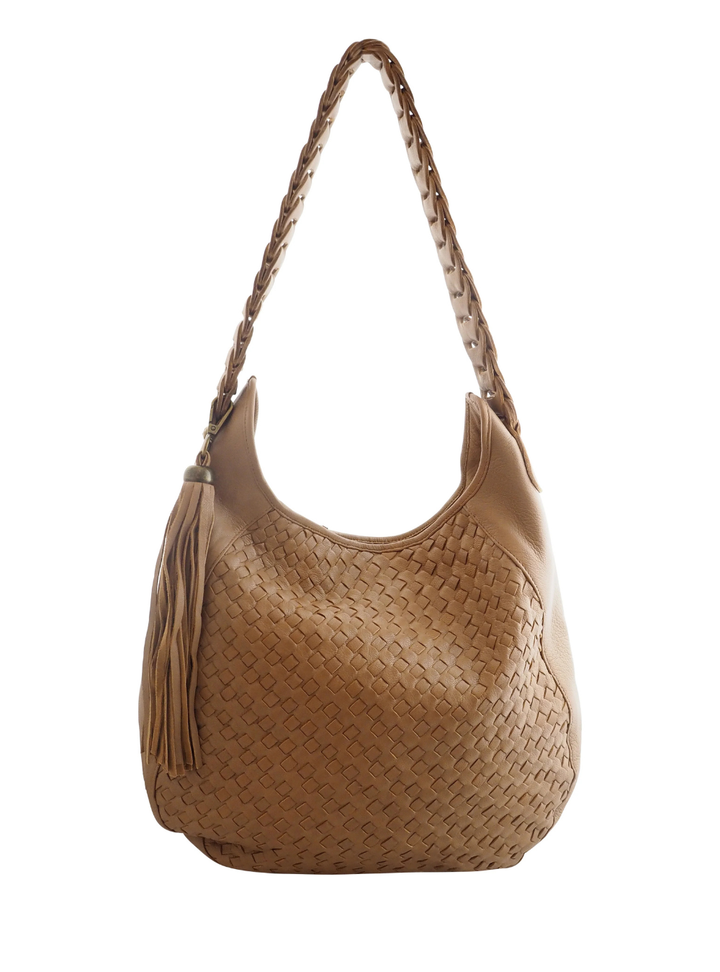 Lana Woven Hobo - Mocha