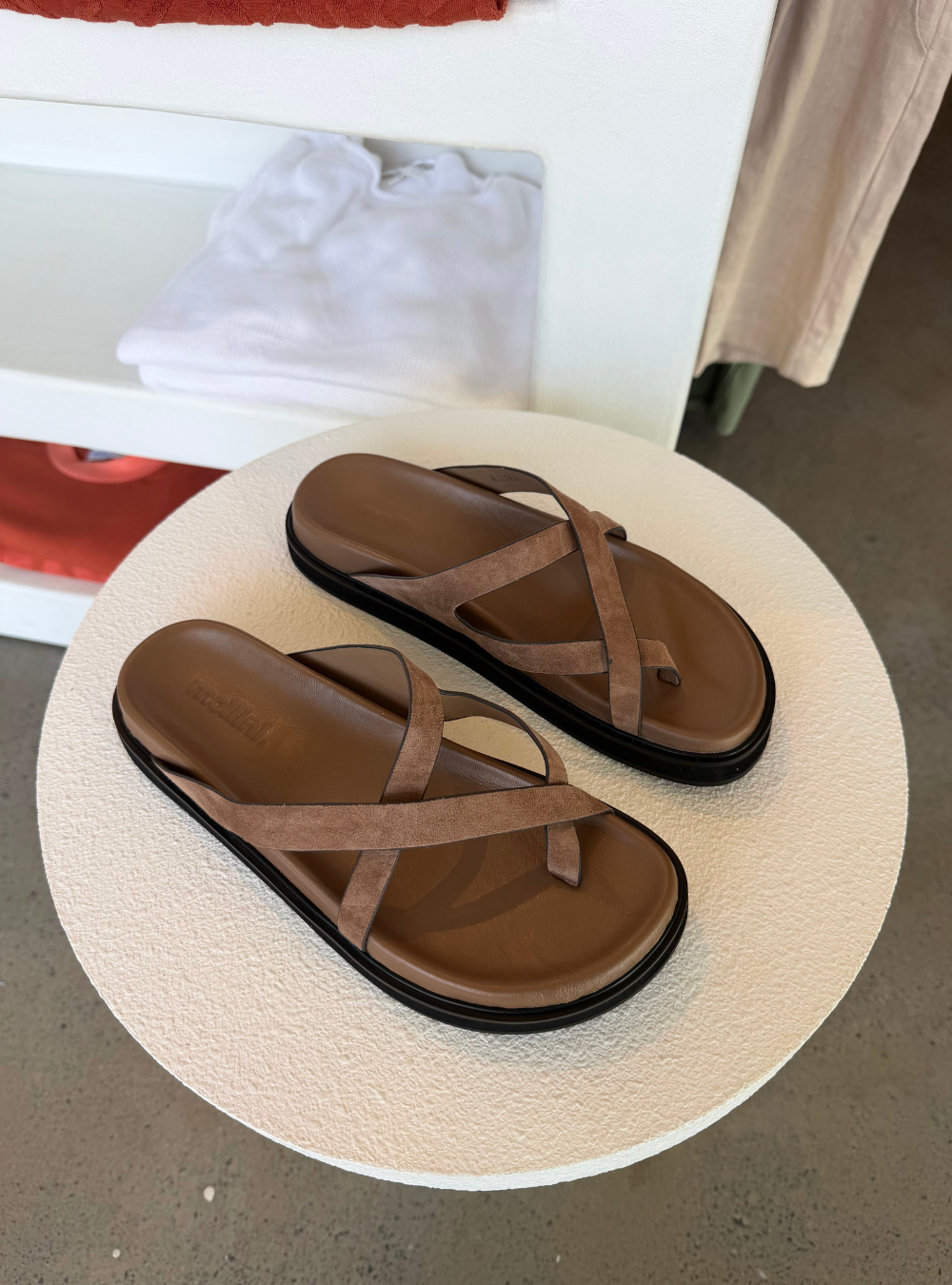 Milie - Latte Suede