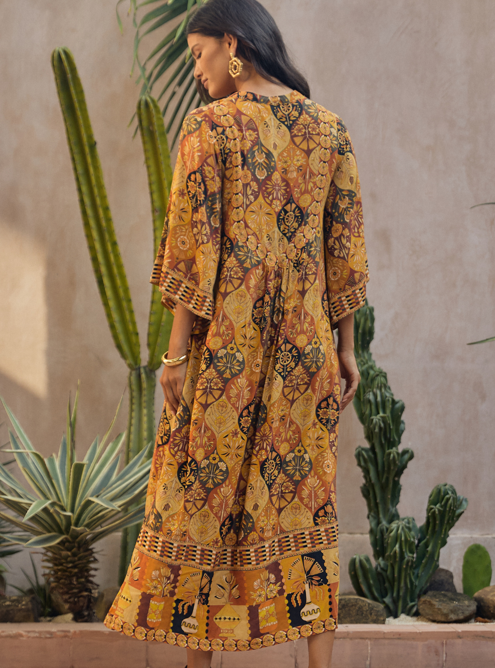 Montana Midi Dress - Desert Night