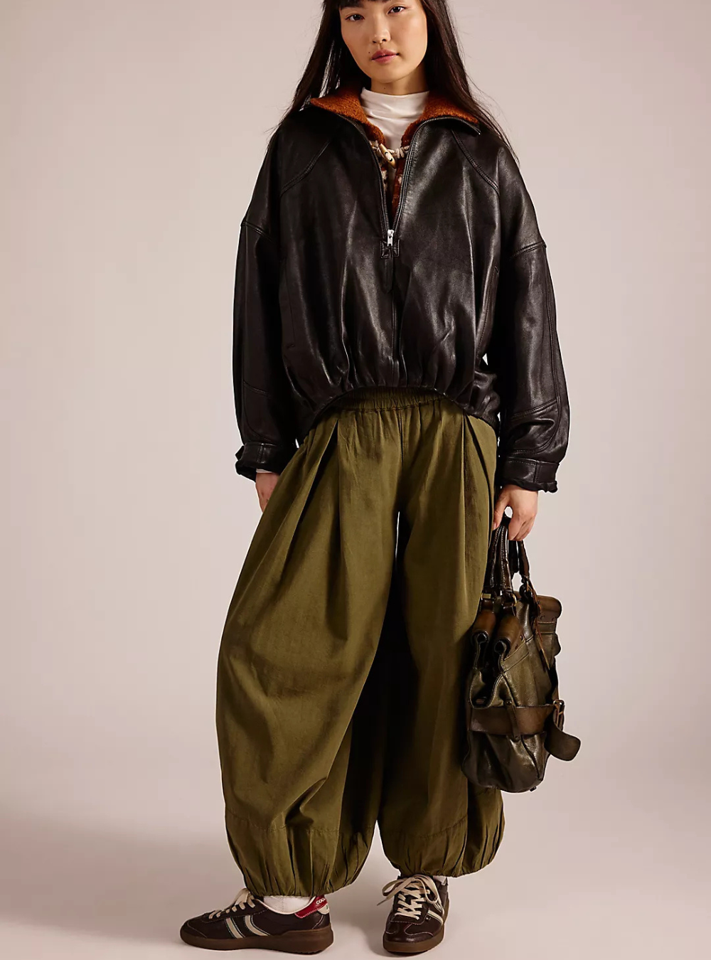 Moonflower Balloon Pant - Sage