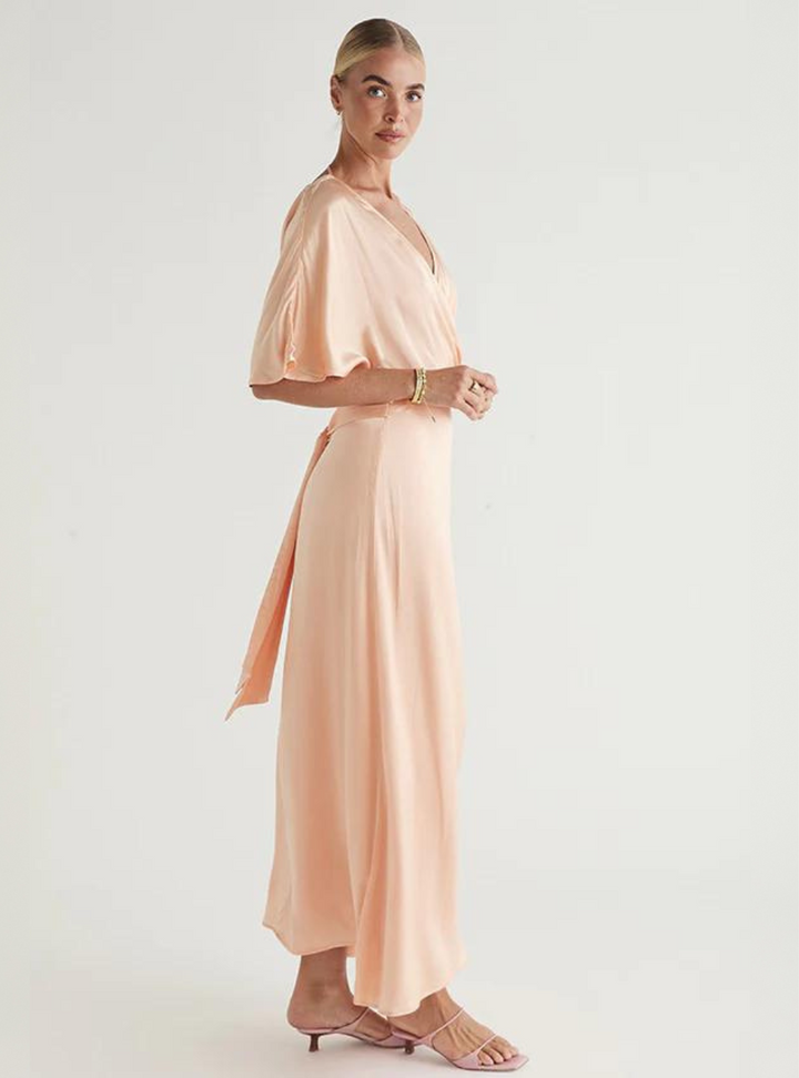Calista Maxi Dress - Apricot