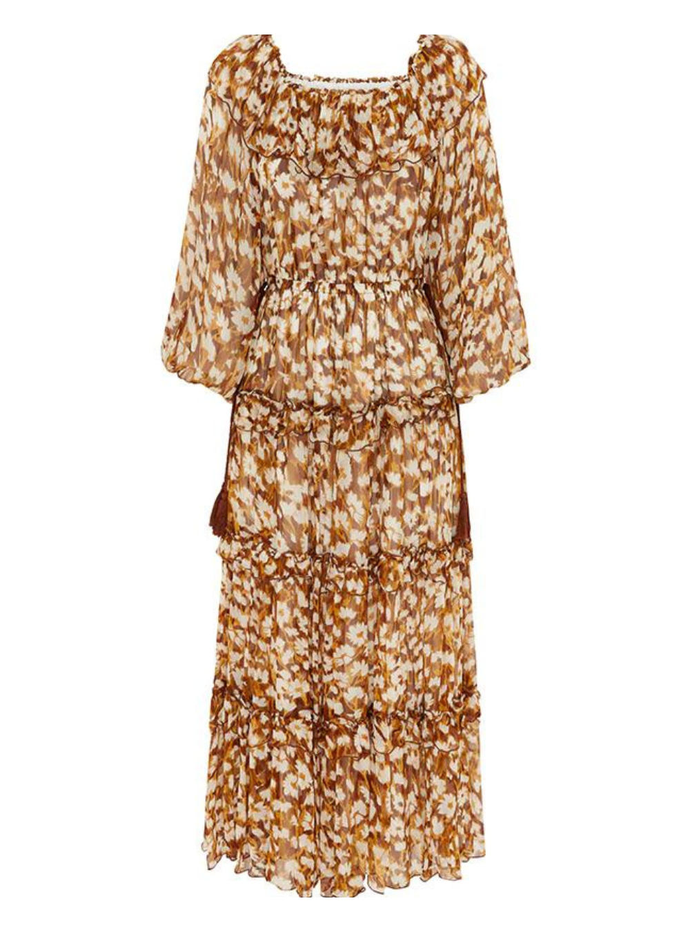 Desert Floral Midi Dress