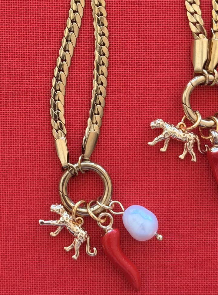Leopard Charm Necklace