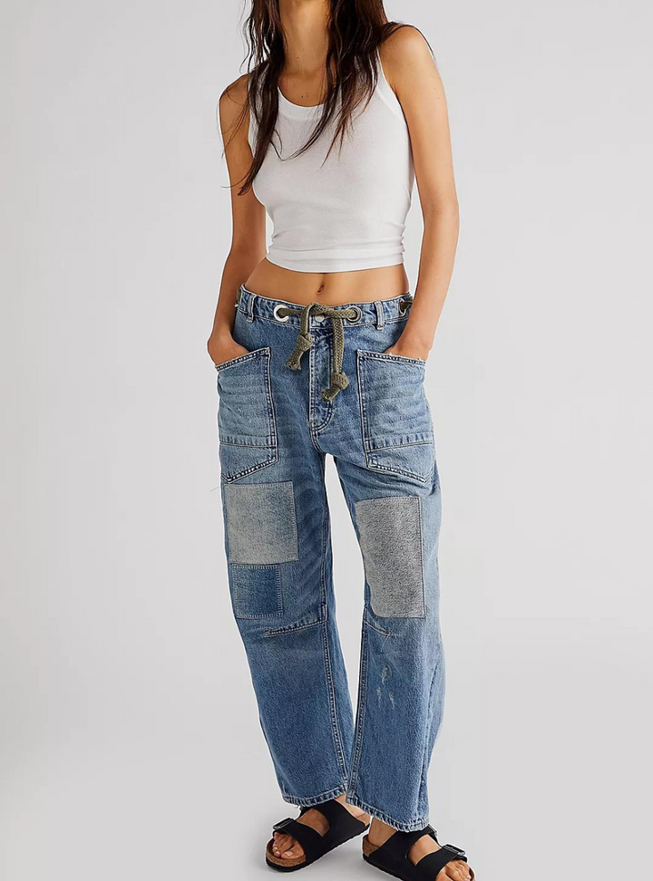 Moxie Low Slung Pull On Jeans