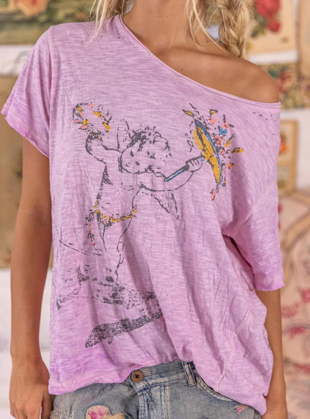 Magnolia Pearl Skate Renaissance Tee 2146 - Lychee Blossom