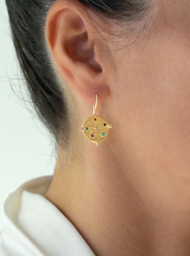 Souk Earrings - Mixed Stone