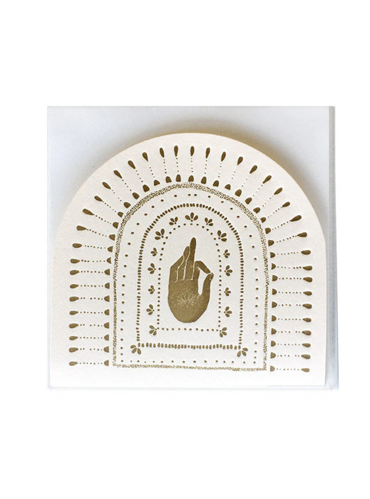Mudra Greeting Card