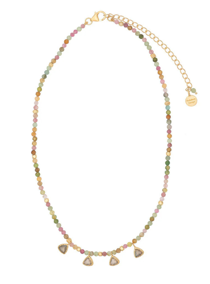 Mamounia Necklace - Multi Tourmaline