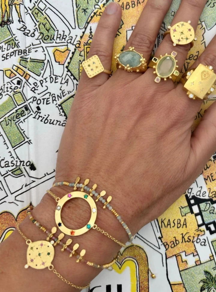 Beldi Bracelet - Multi Tourmaline