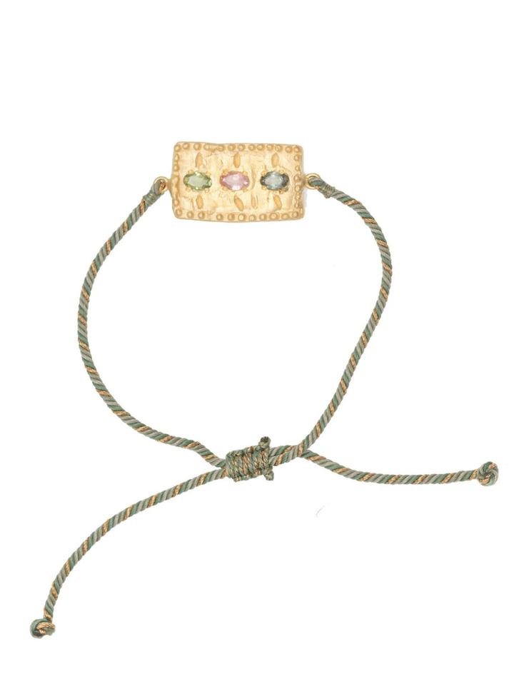 Green Amira Bracelet - Multi Tourmaline