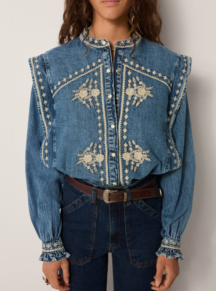 Narciso Blouse - Light Blue