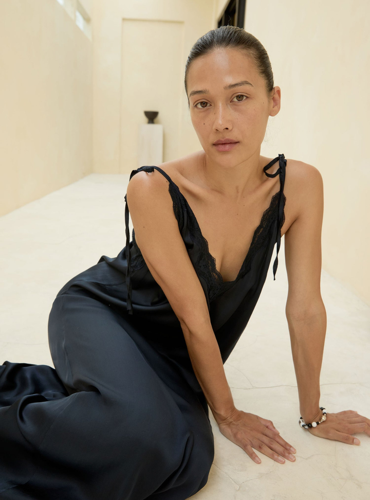 Oriana Dress - Navy