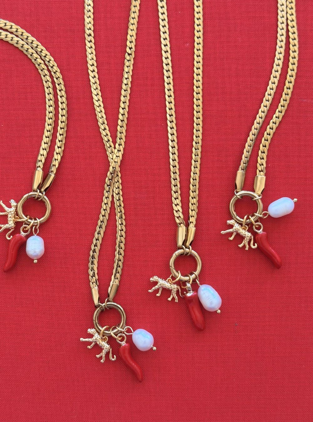 Leopard Charm Necklace