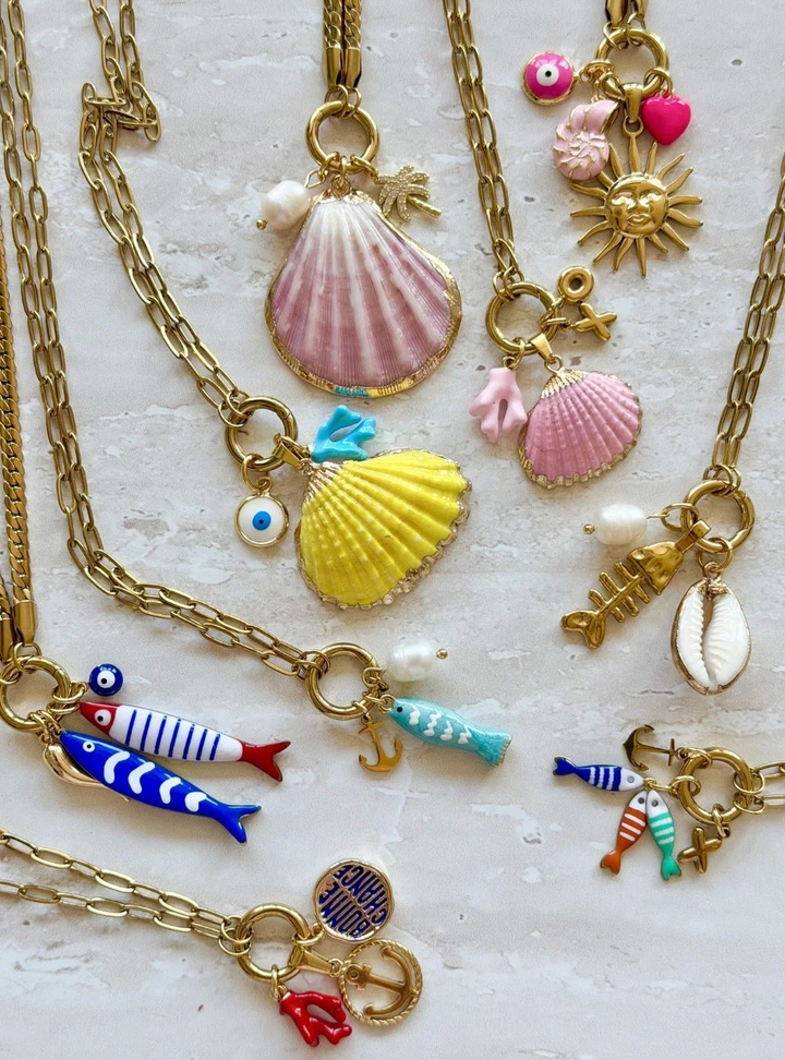 Golden Anchor Necklace