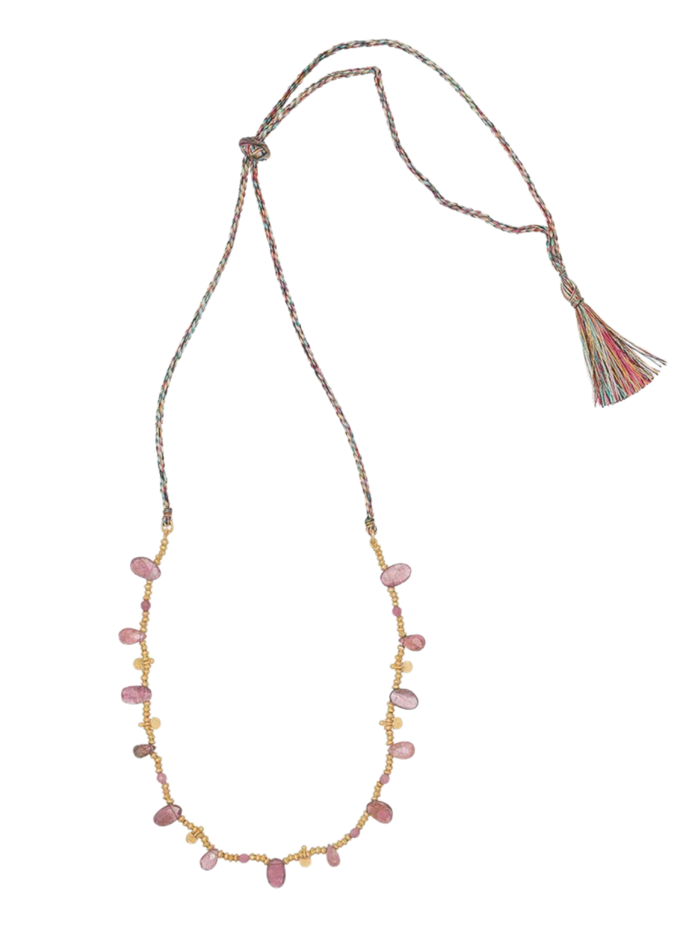 Nehru Necklace - Pink Tourmaline