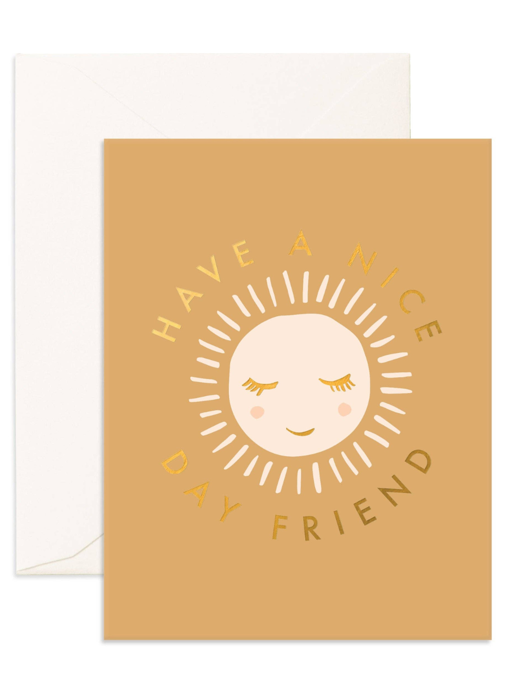 Nice Day Sun Greeting Card