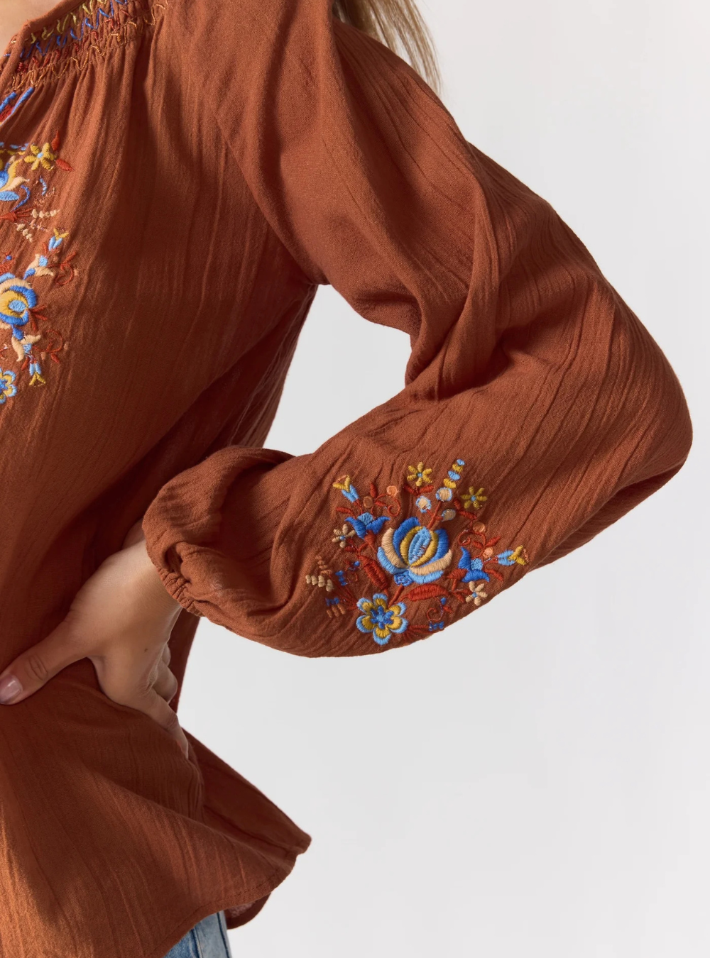 Lane Blouse - Espresso