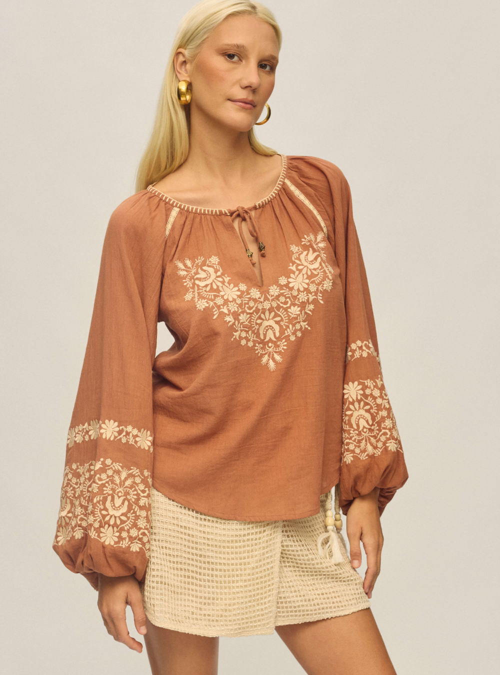 Juni Blouse - Desert Whisper