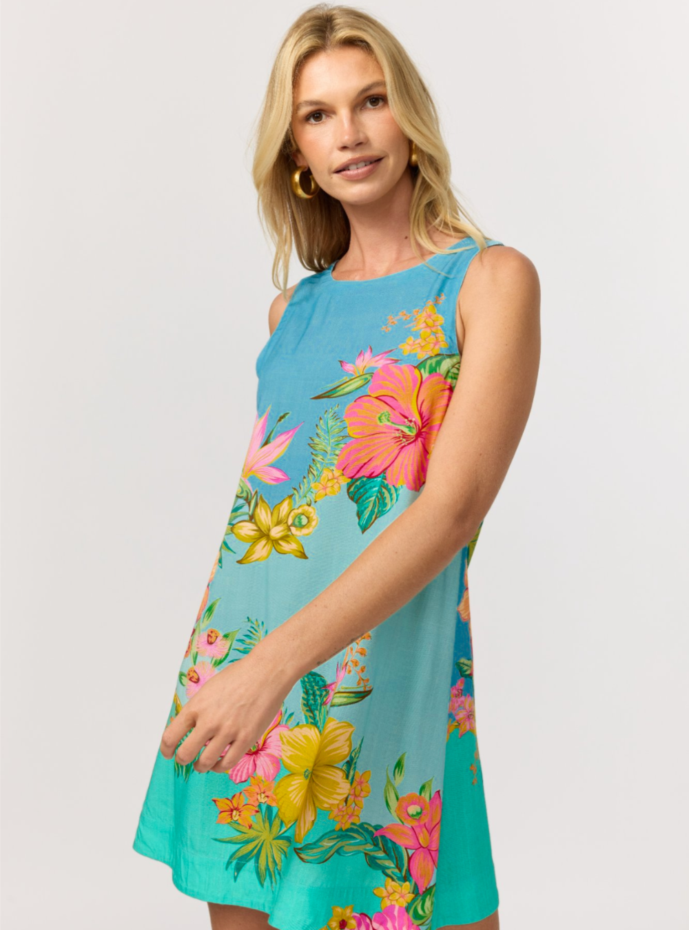 Sadie Mini Dress - Malibu