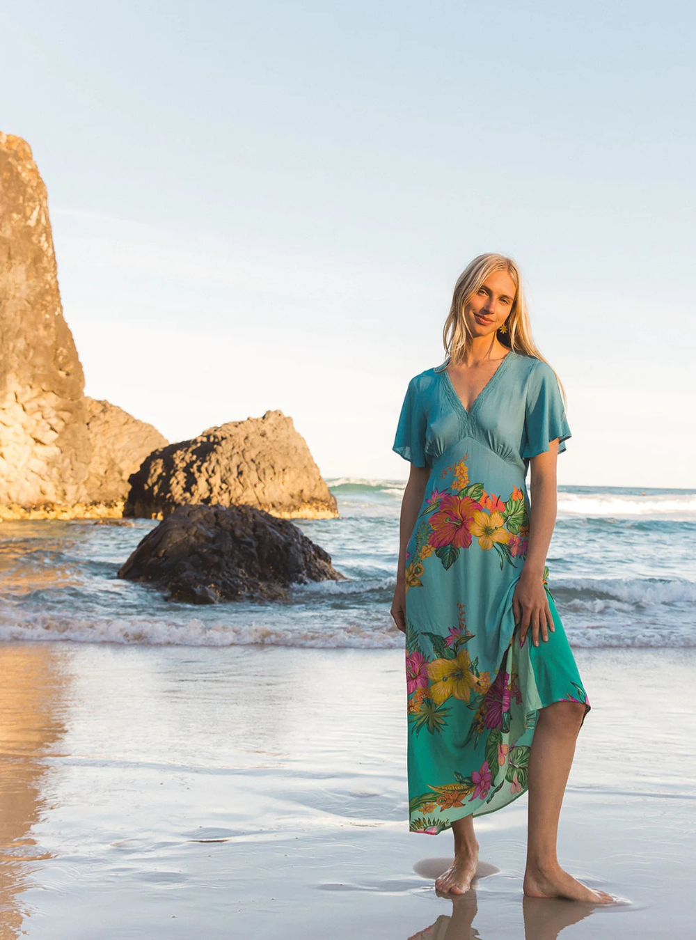 Sloane Midi Dress - Malibu