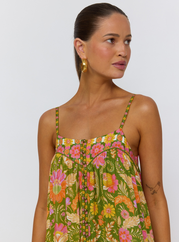 Estella Midi Dress - Guava