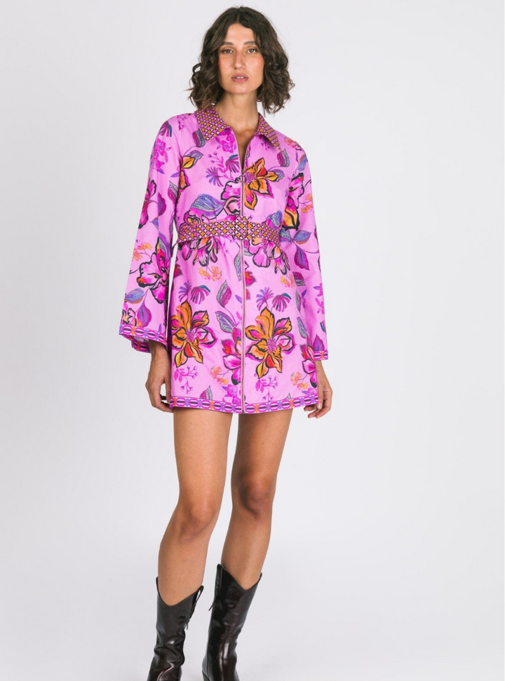 Wonderland Mini Dress - Orchid