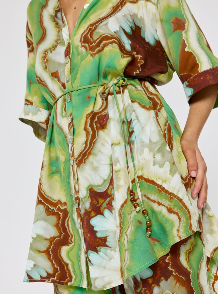 Lois Shirt Dress - Jade