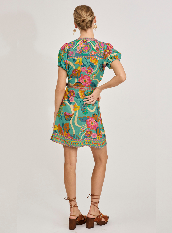 Cisco Wrap Dress - Summer Sky