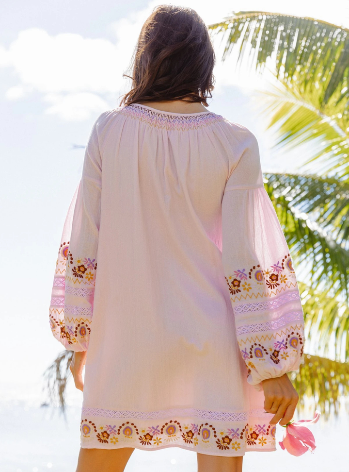 Iris Mini Dress - Petal