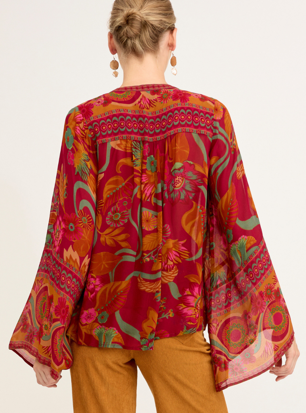 Maree Blouse - Ruby Rhapsody