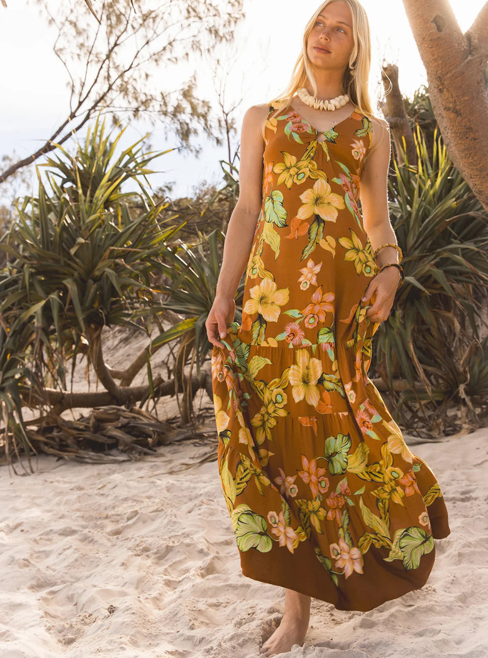 Daniella Maxi Dress - Marigold
