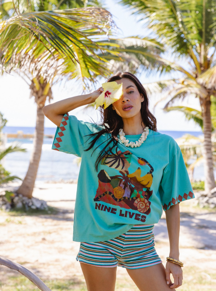Silver Sun Tee - Nautical