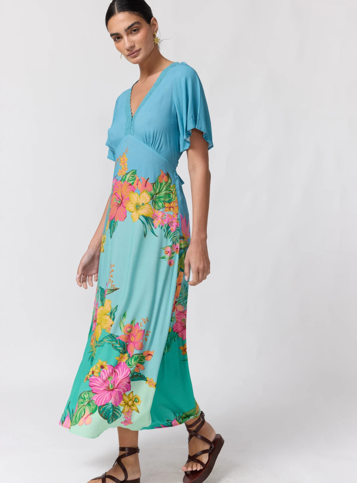 Sloane Midi Dress - Malibu
