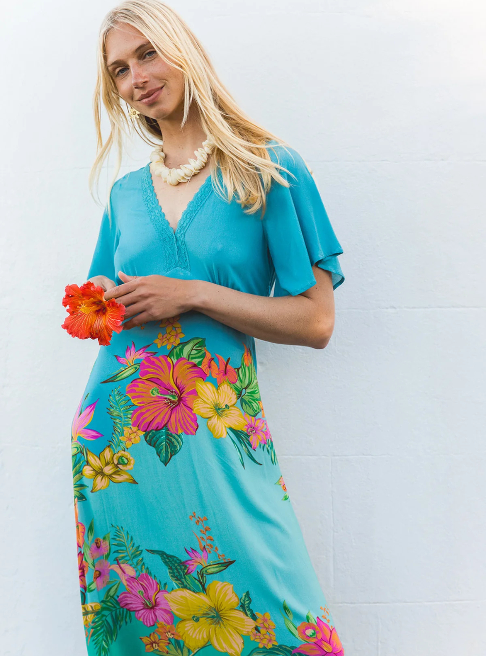 Sloane Midi Dress - Malibu