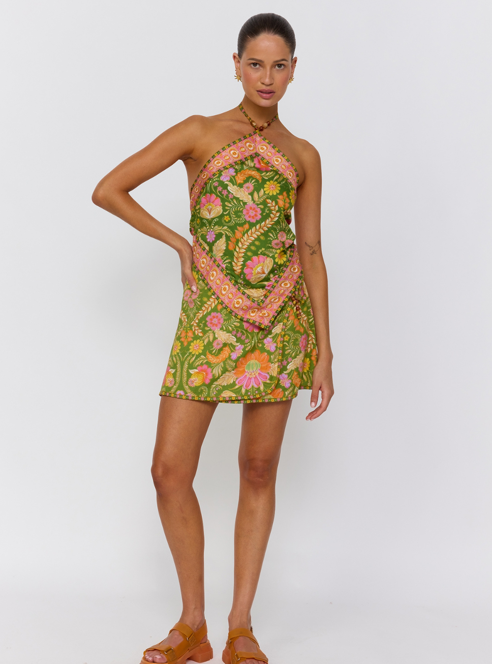 Rizz Scarf Top - Guava