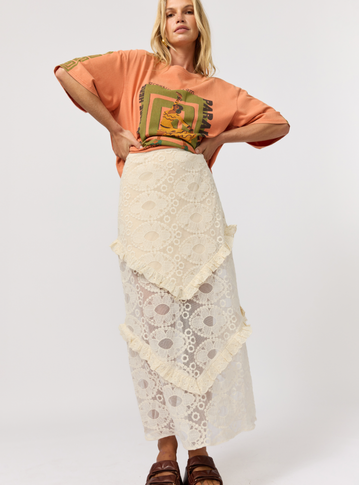 Tyler Maxi Skirt - Cloud