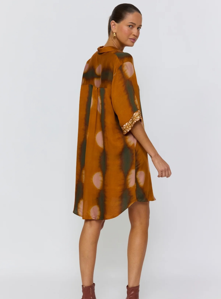 Lois Shirt Dress - Umber