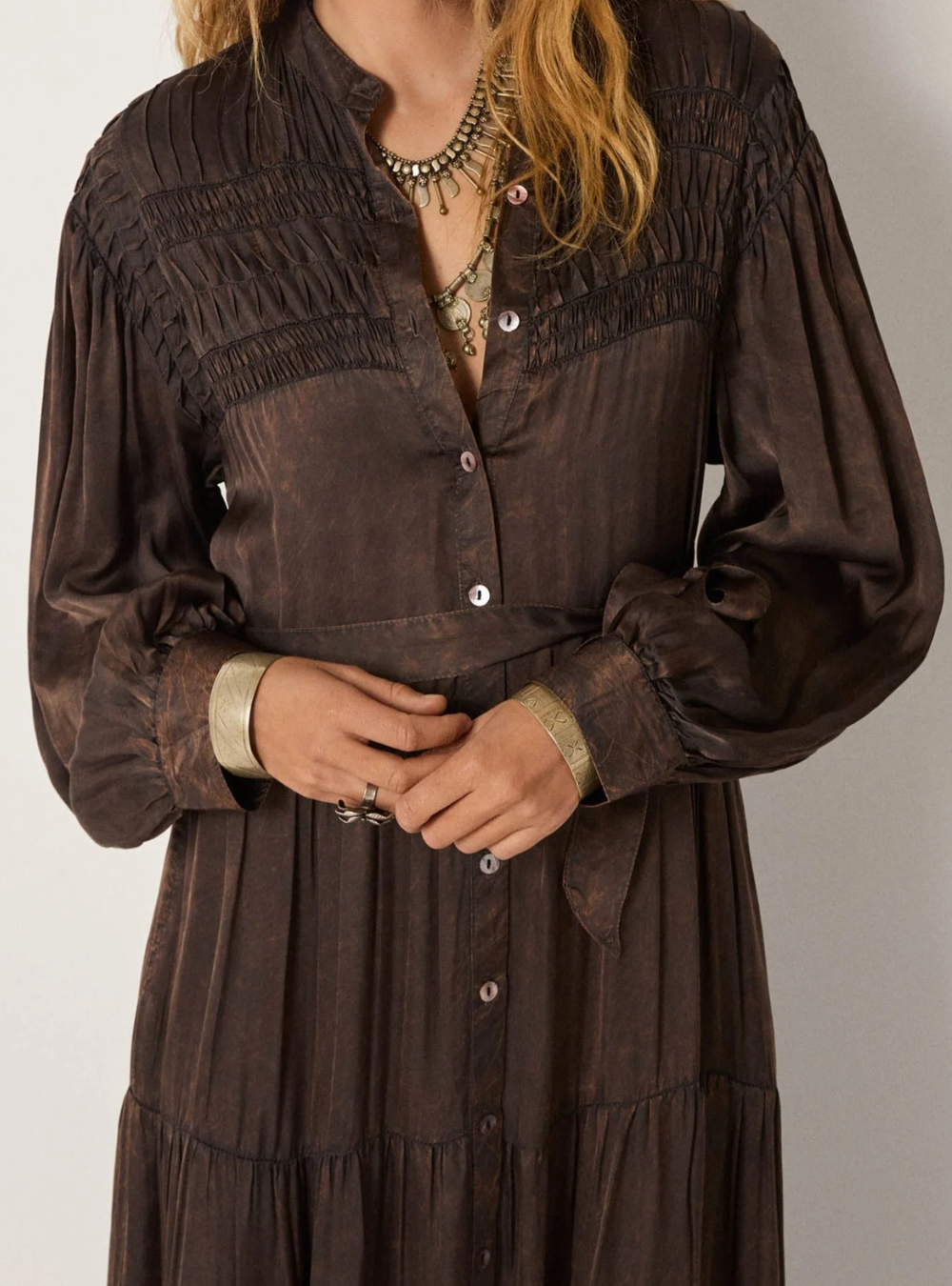 Nisha Dress - Fossil