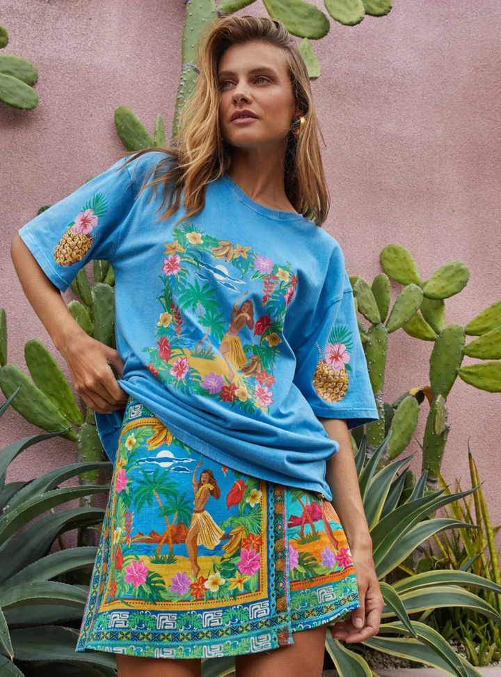 Aloha Girl Tee - Aloha Print