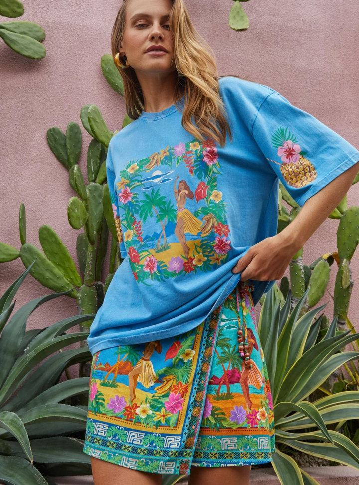 Aloha Girl Tee - Aloha Print
