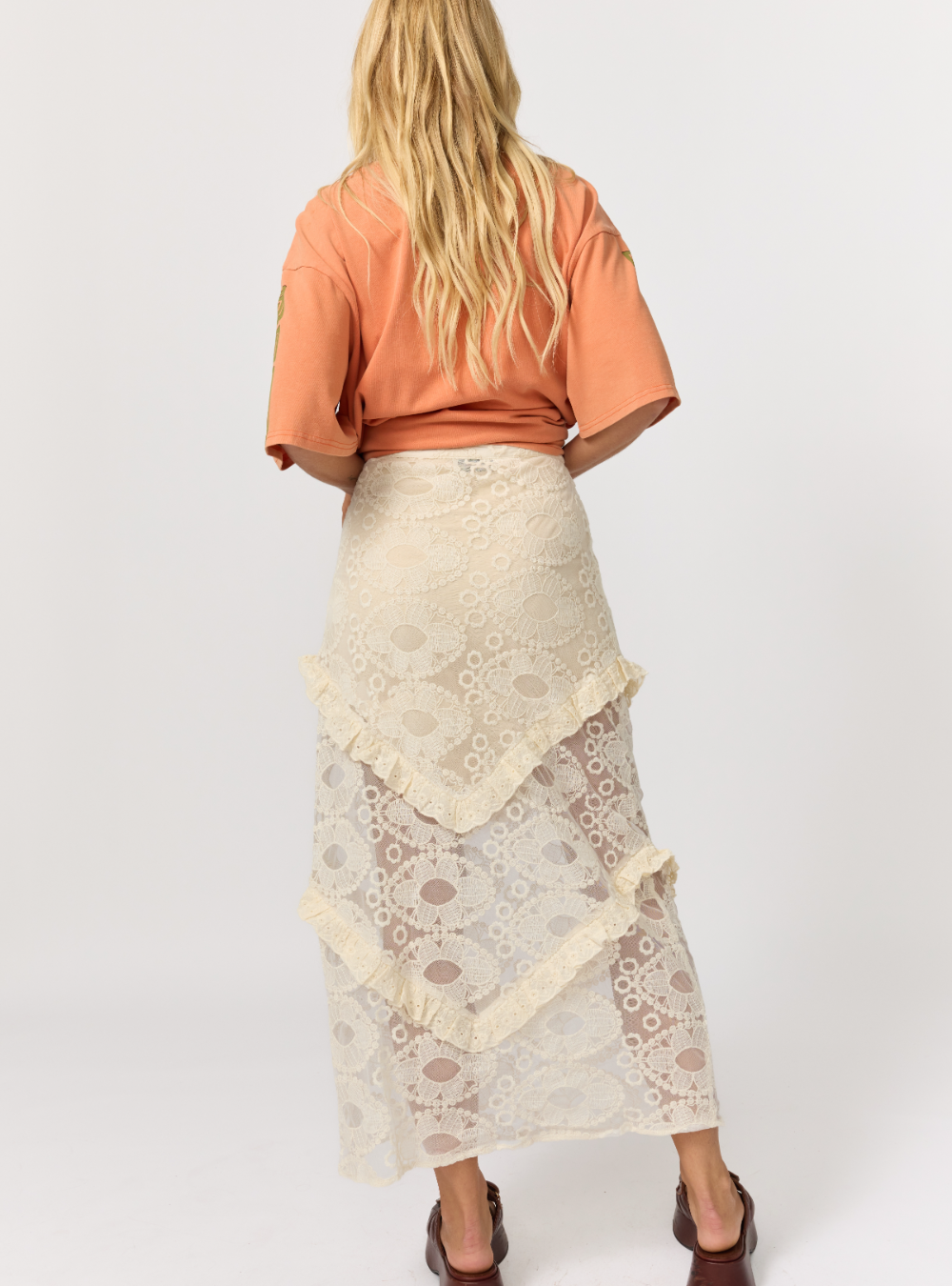 Tyler Maxi Skirt - Cloud