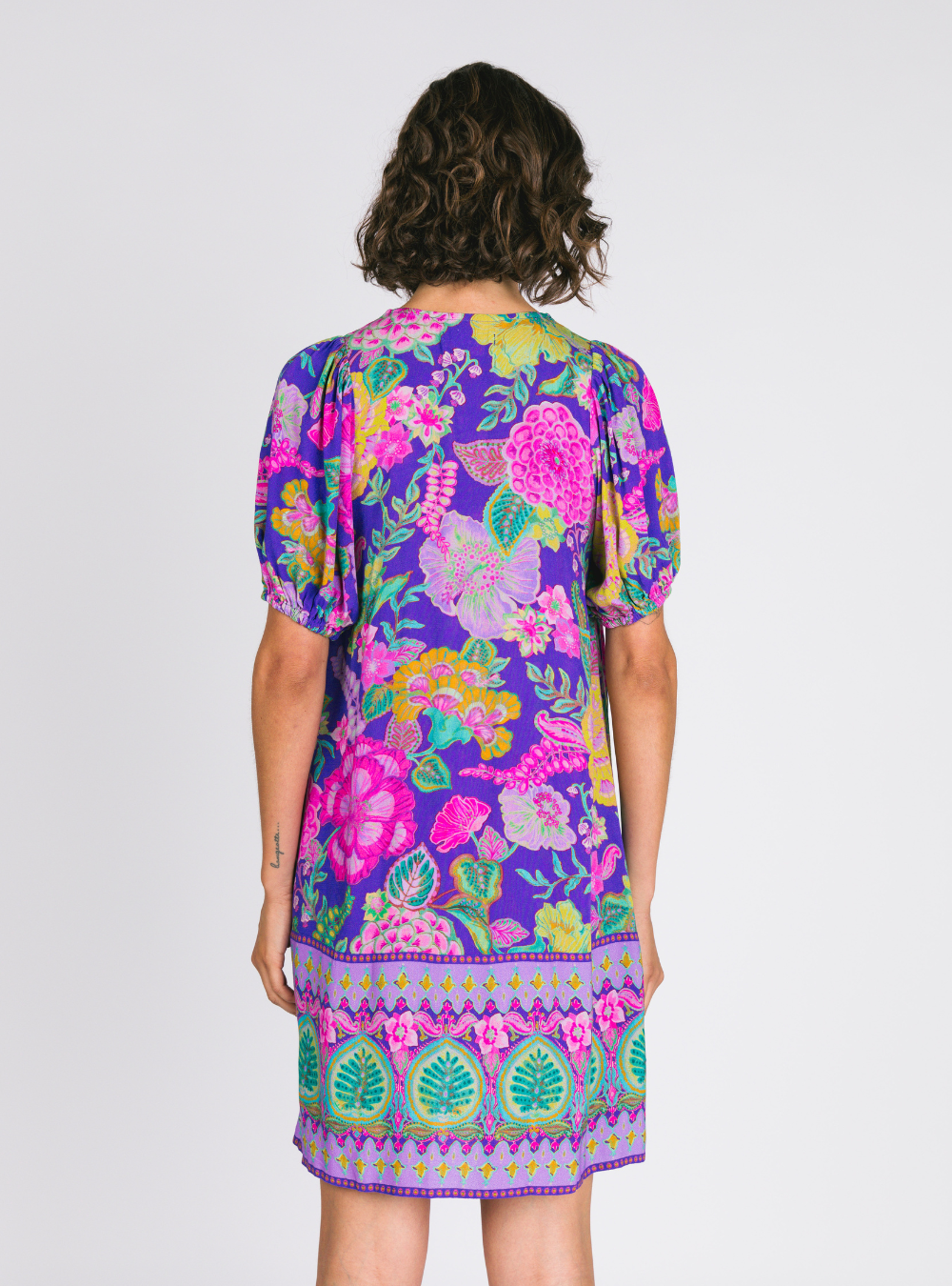 Savannah Mini Dress - Hibiscus