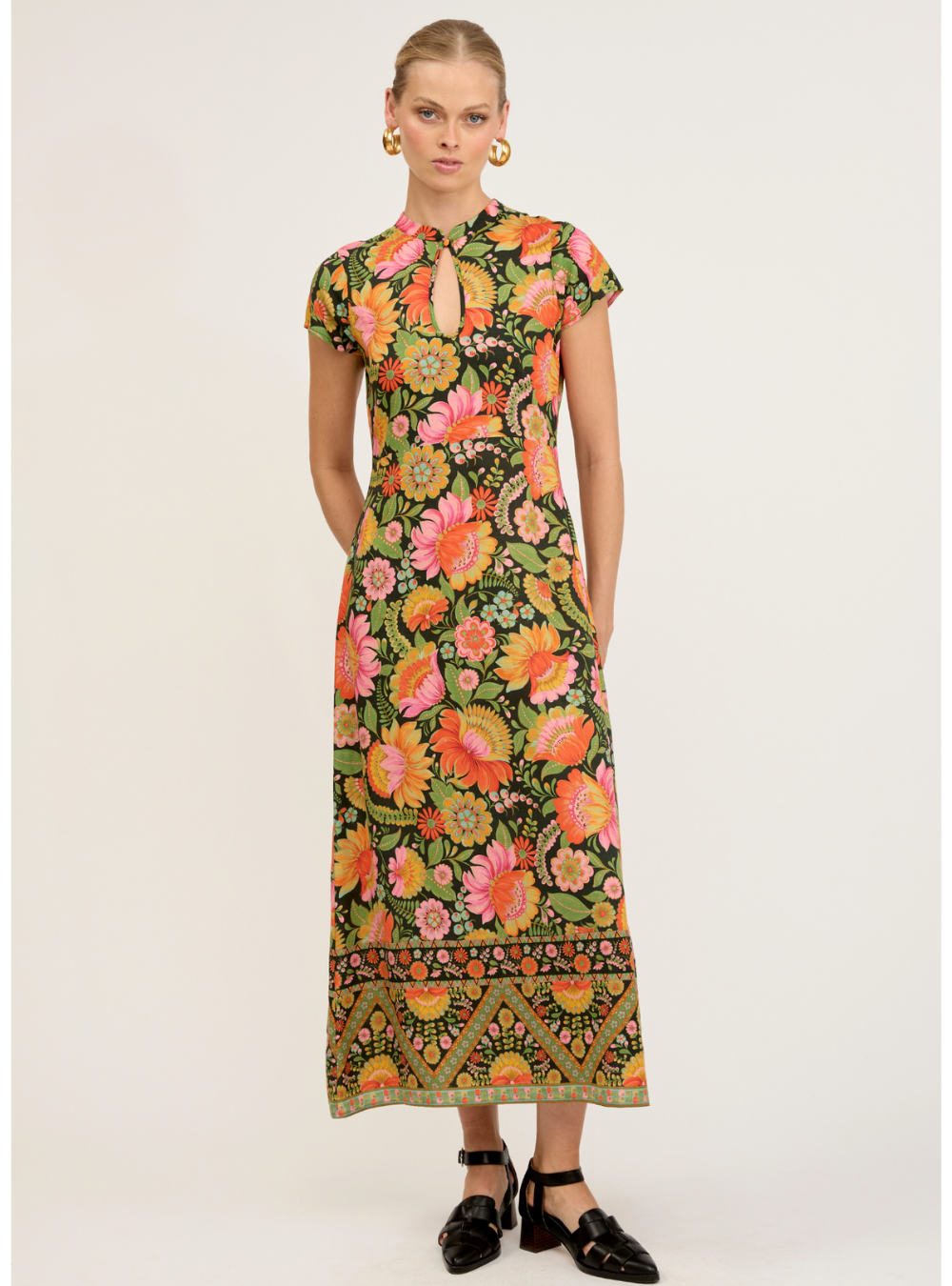 Willa Midi Dress - Fiesta