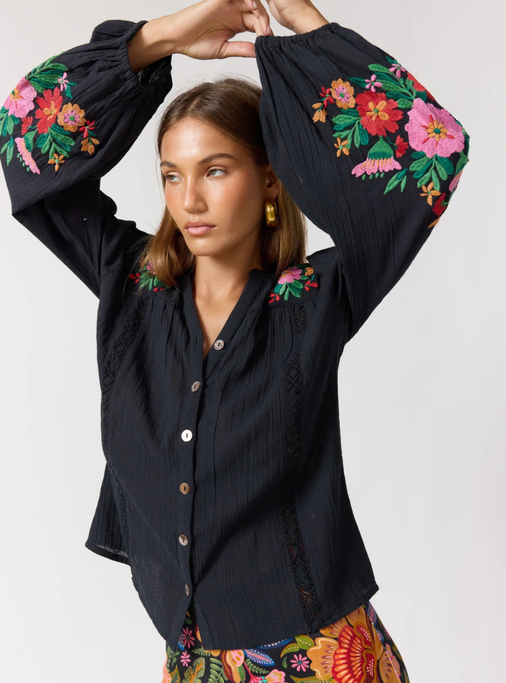 Clover Blouse - Noche | PRE-ORDER