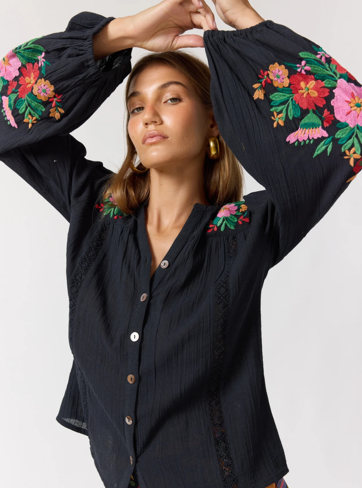 Clover Blouse - Noche | PRE-ORDER