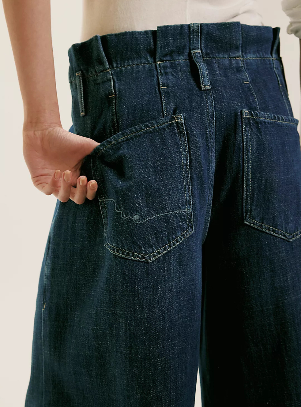 Forager Super Wide-Leg Jeans - Nomad