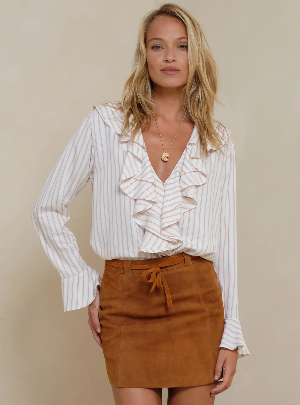 Nova Suede Mini Skirt - Havana Cuba