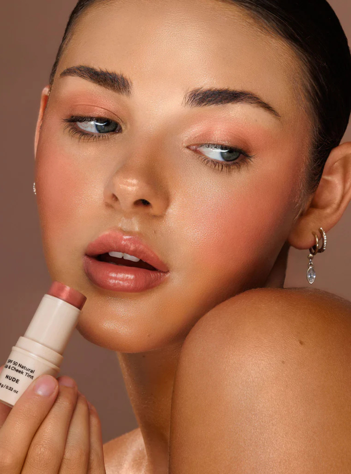 SPF 50 Natural Lip & Cheek Tint - Nude