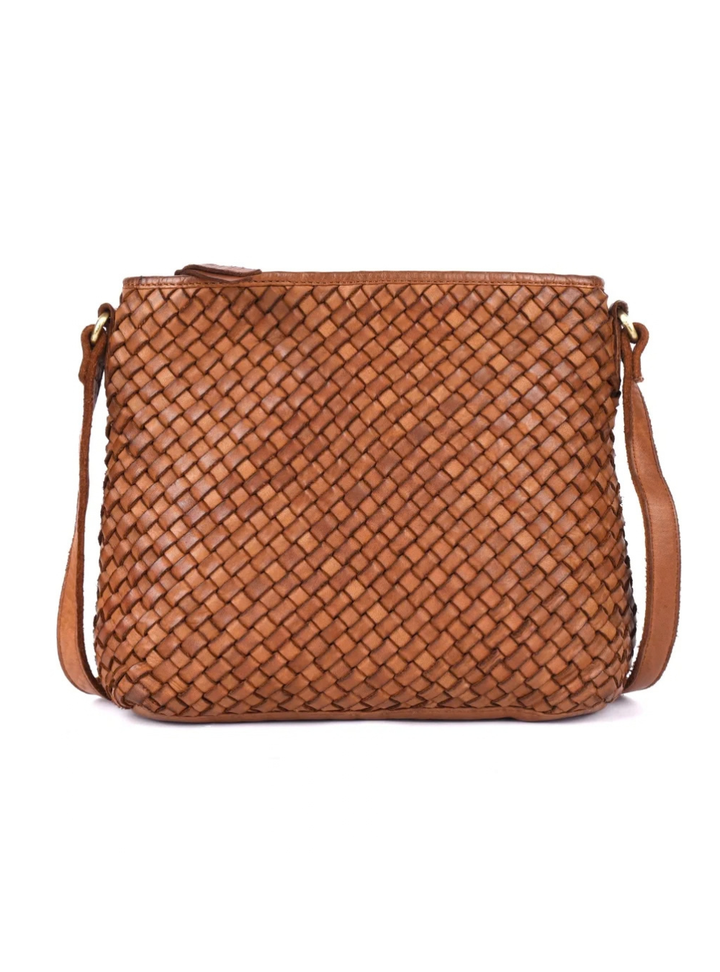 Angelica Woven Cross Body - Oak